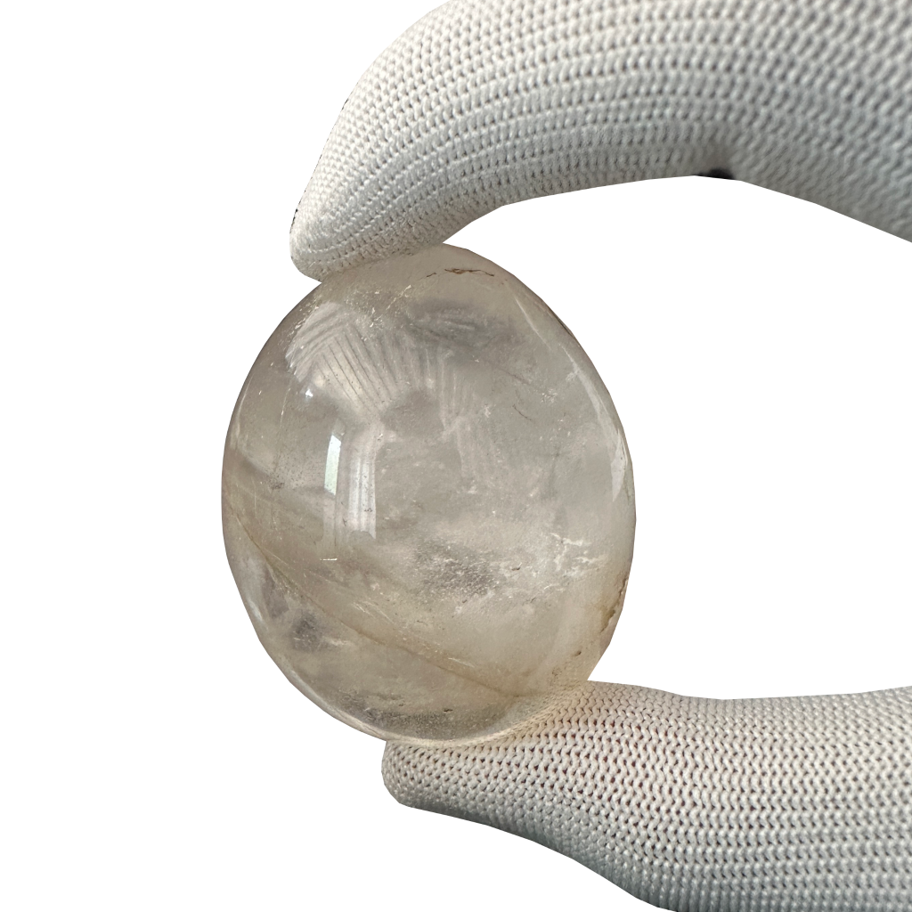 Quartz Egg on Quartz Stand