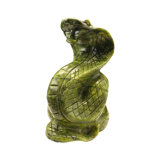 Serpentine Carved Snake – King Cobra