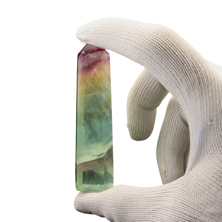 Multi Coloured Fluorite Tower