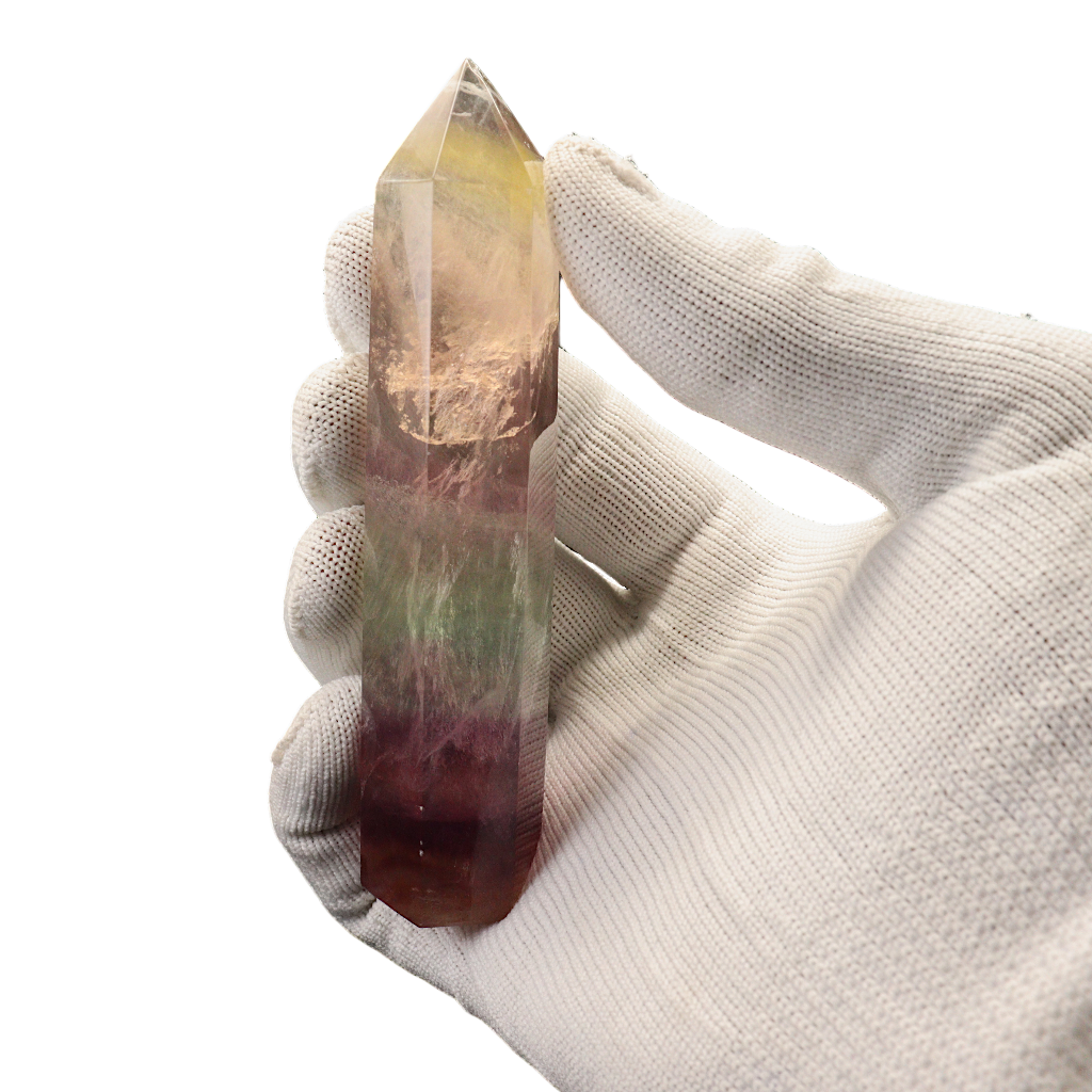 Multi Coloured Fluorite Tower