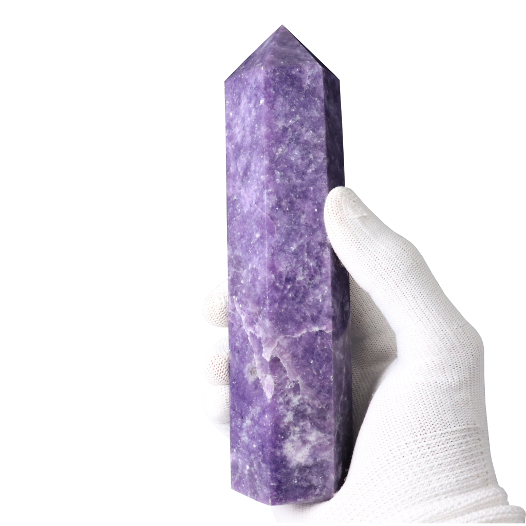 Rare Earth Lepidolite Tower
