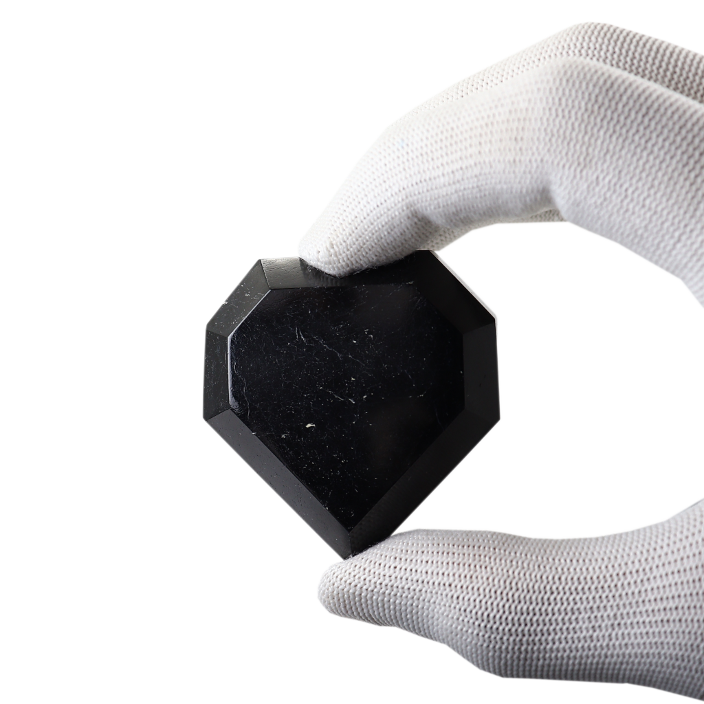 Black Tourmaline Heart