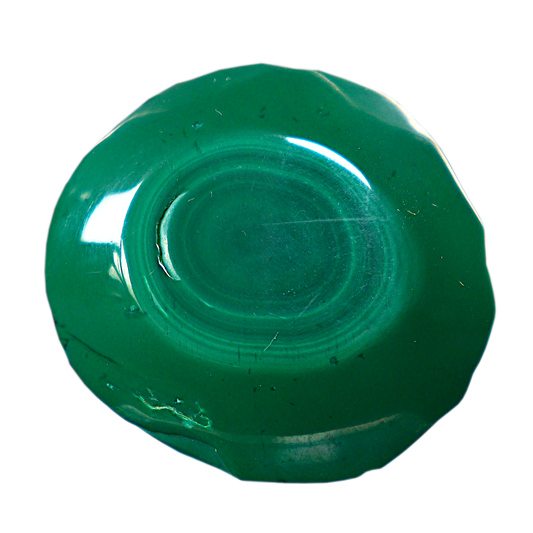 Malachite Cut Stalactite Rings