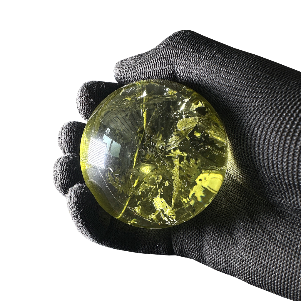 Lemon Quartz Sphere