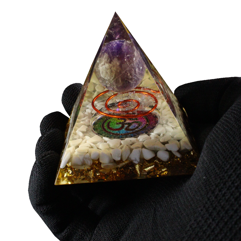 Amethyst Sphere Pyramid