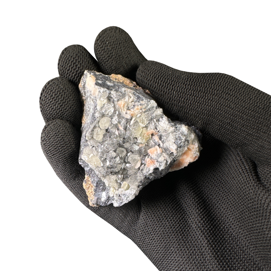 Galena with Barite & Calcite