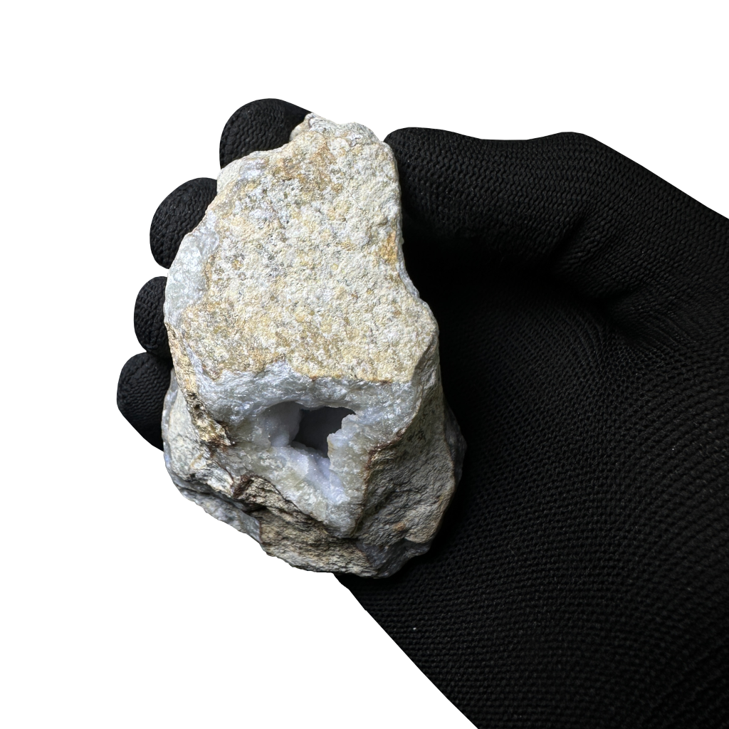 Quartz Var chalcedony. Blue holly agate