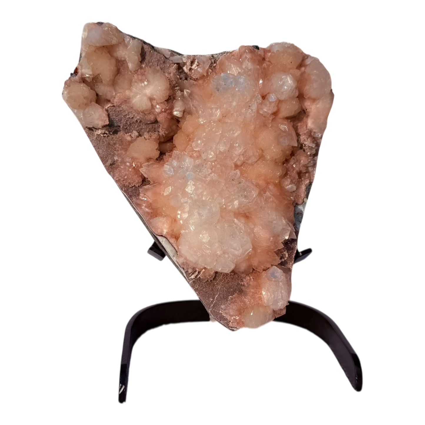 Pink Apophyllite with Stilbite