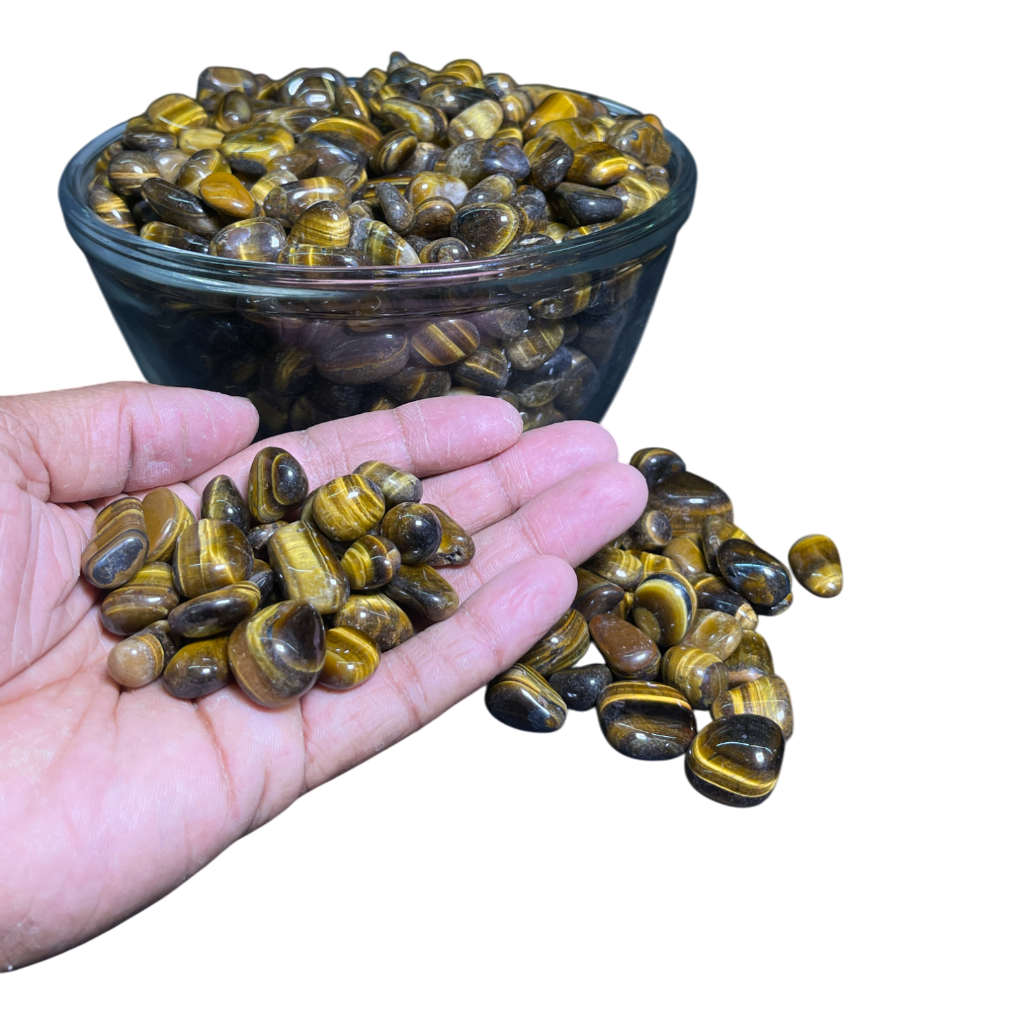 Tiger eye tumble