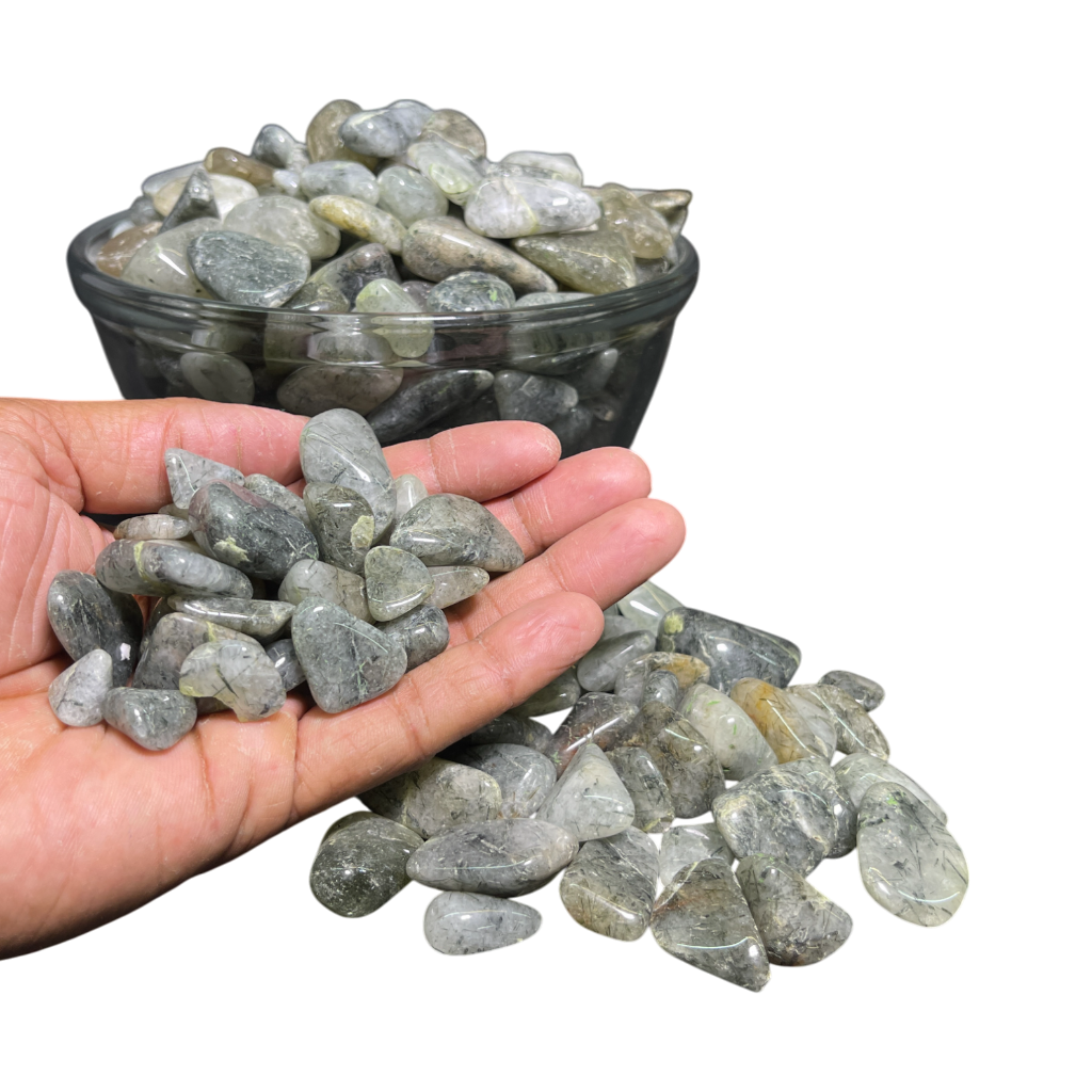 Green Rutile Tumble