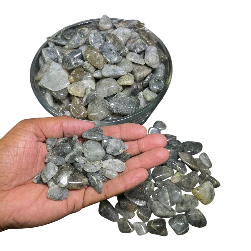 Green Rutile Tumble