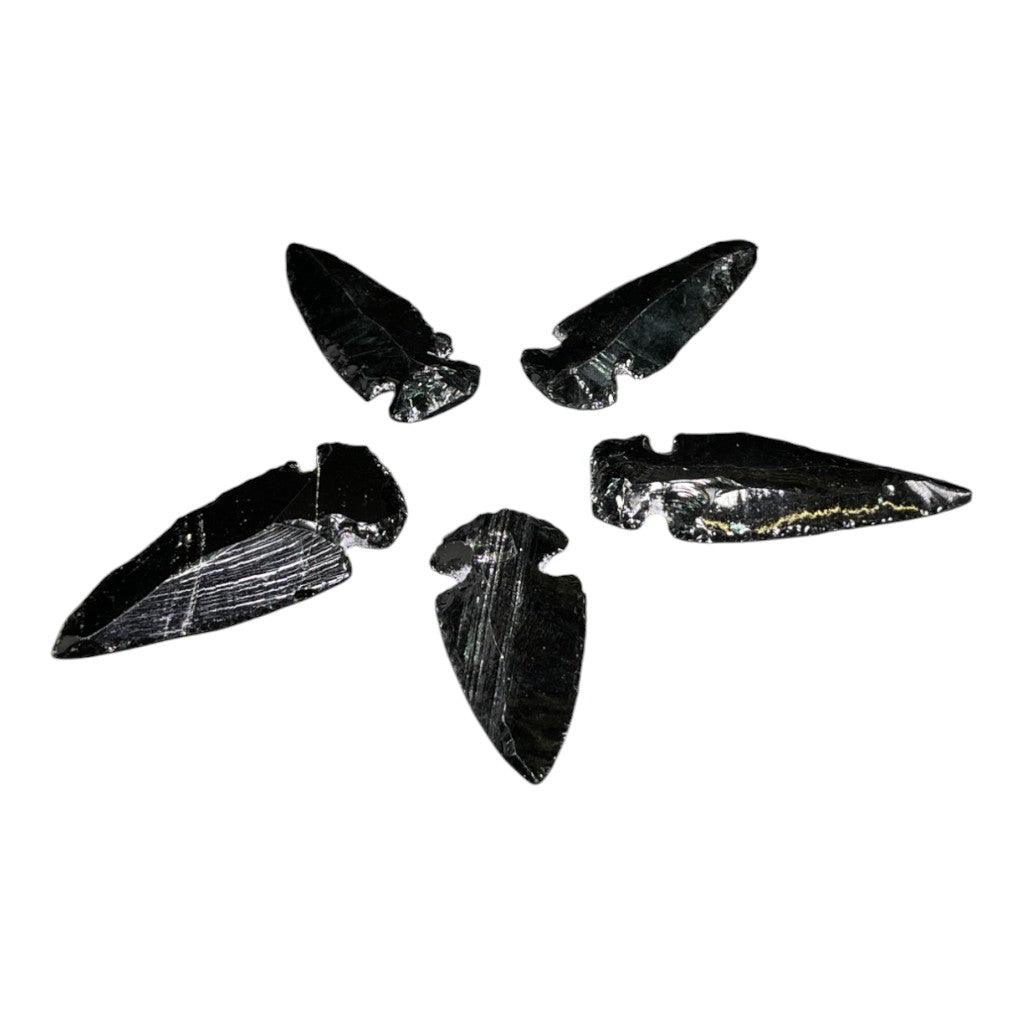 Black Obsidian Arrowhead
