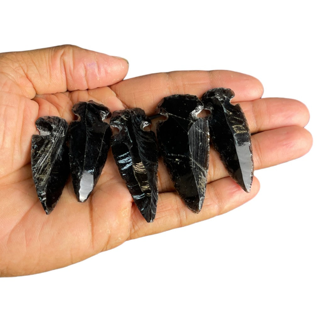Black Obsidian Arrowhead