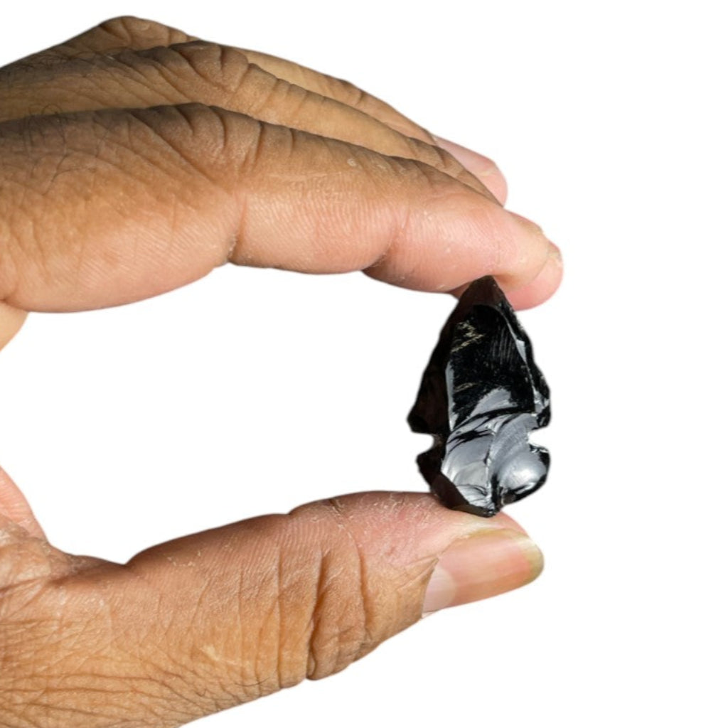 Black Obsidian Arrowhead