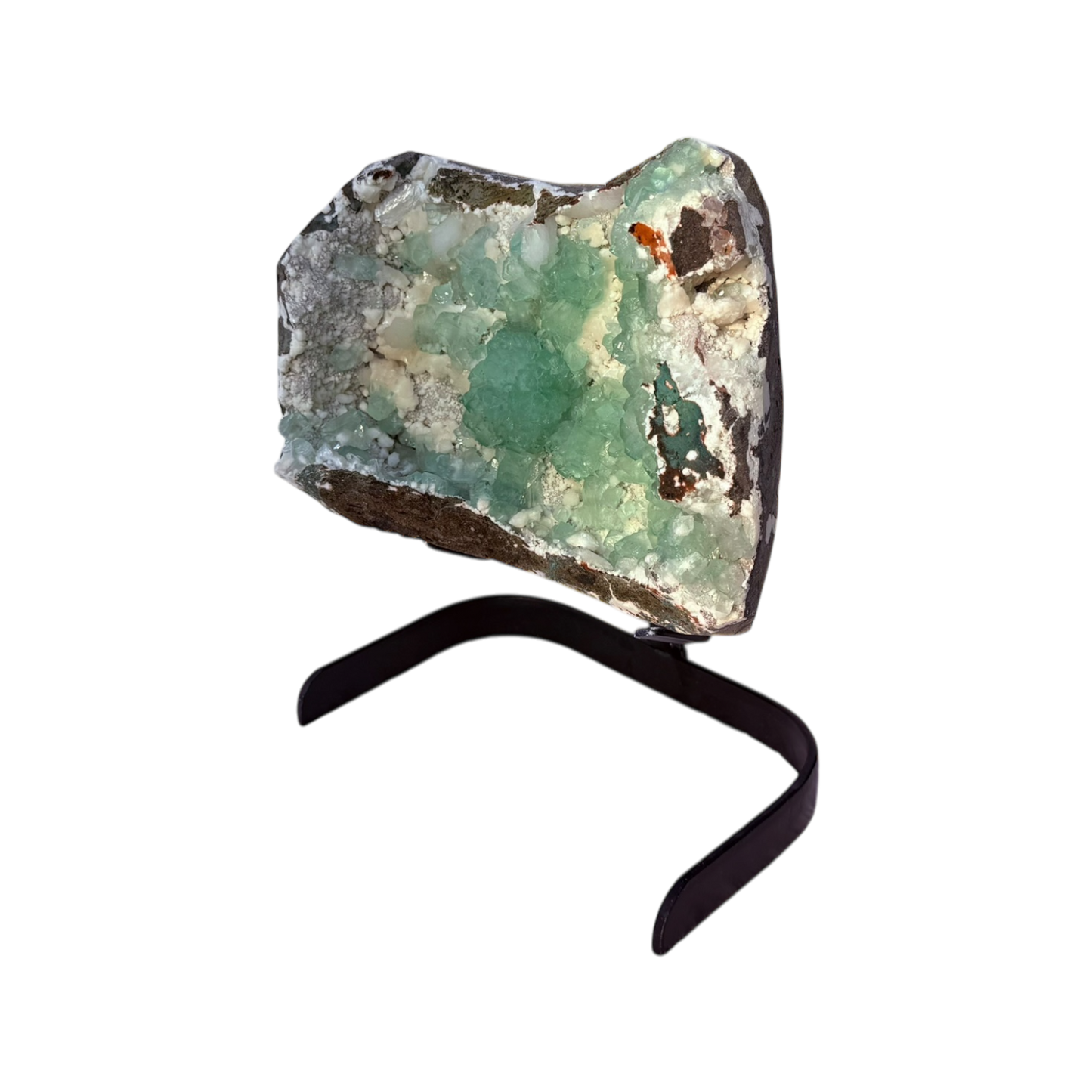 Apophyllite with stilbite