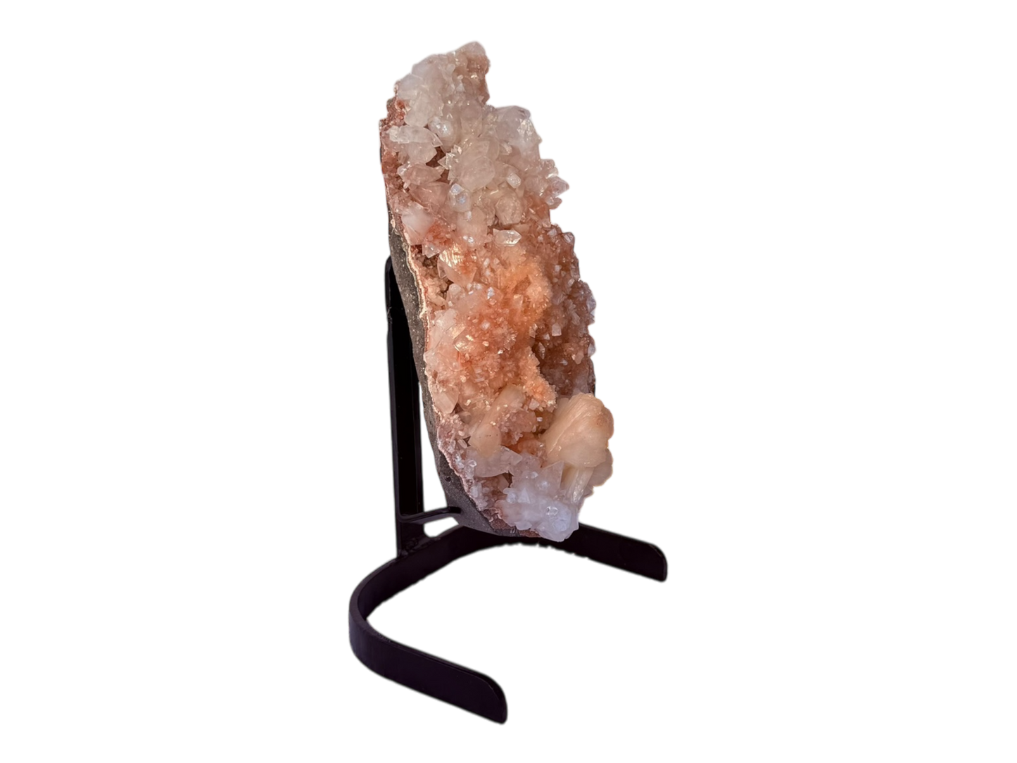 Red Apophyllite with stilbite