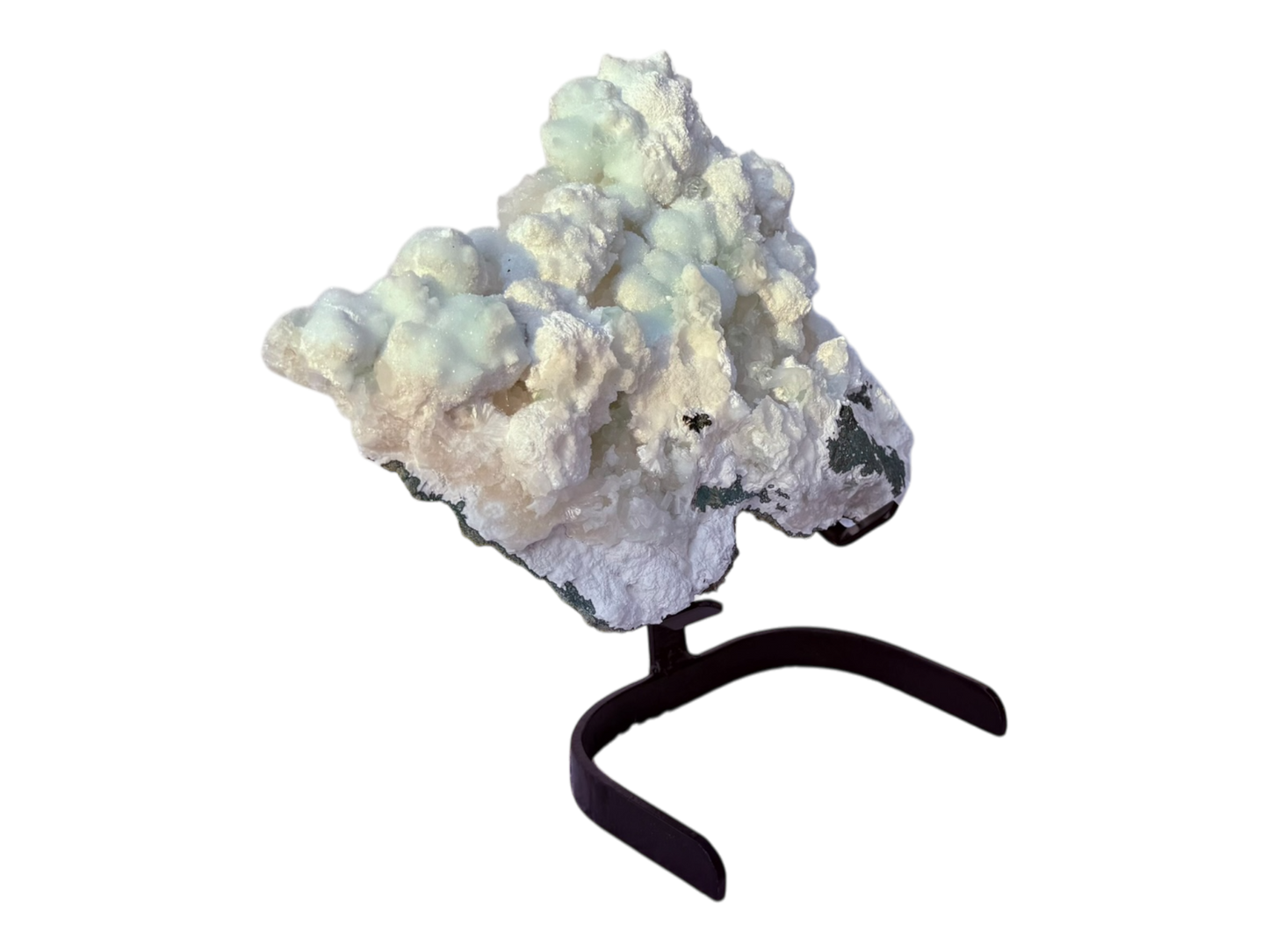 Micro Green Apophyllite on Mordenite