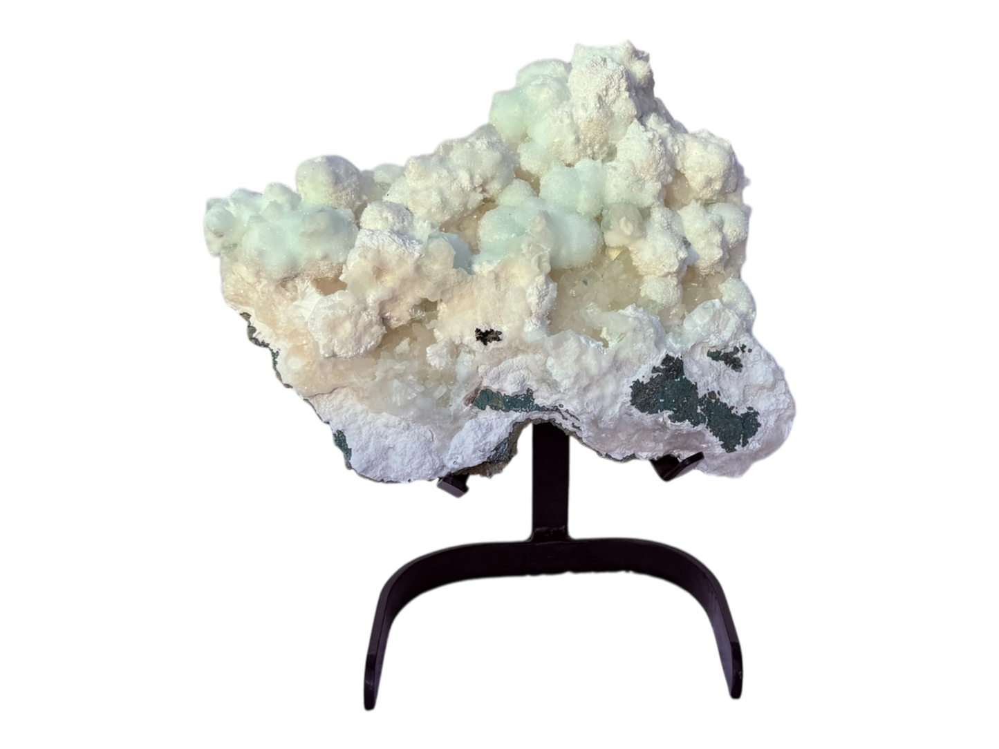 Micro Green Apophyllite on Mordenite