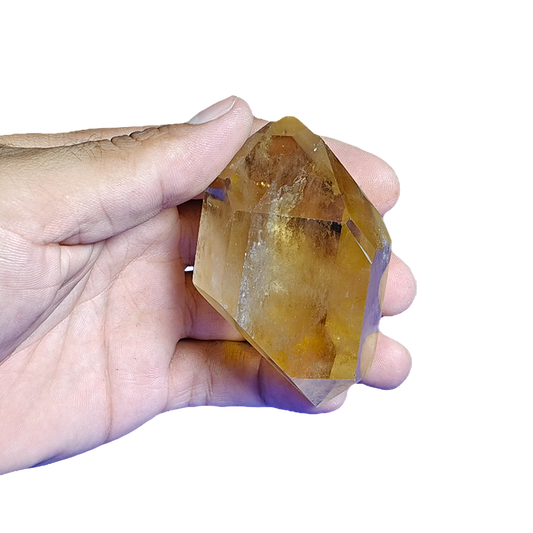 Double Terminated Citrine Point