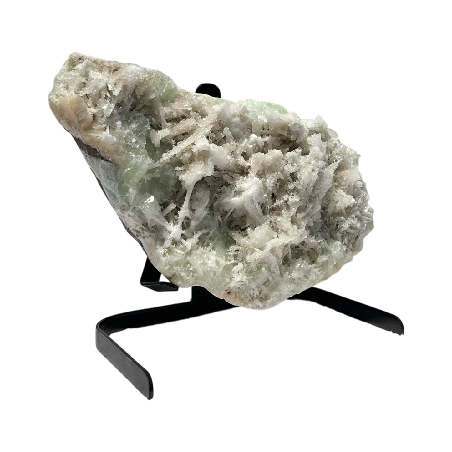 Scolecite on stilbite