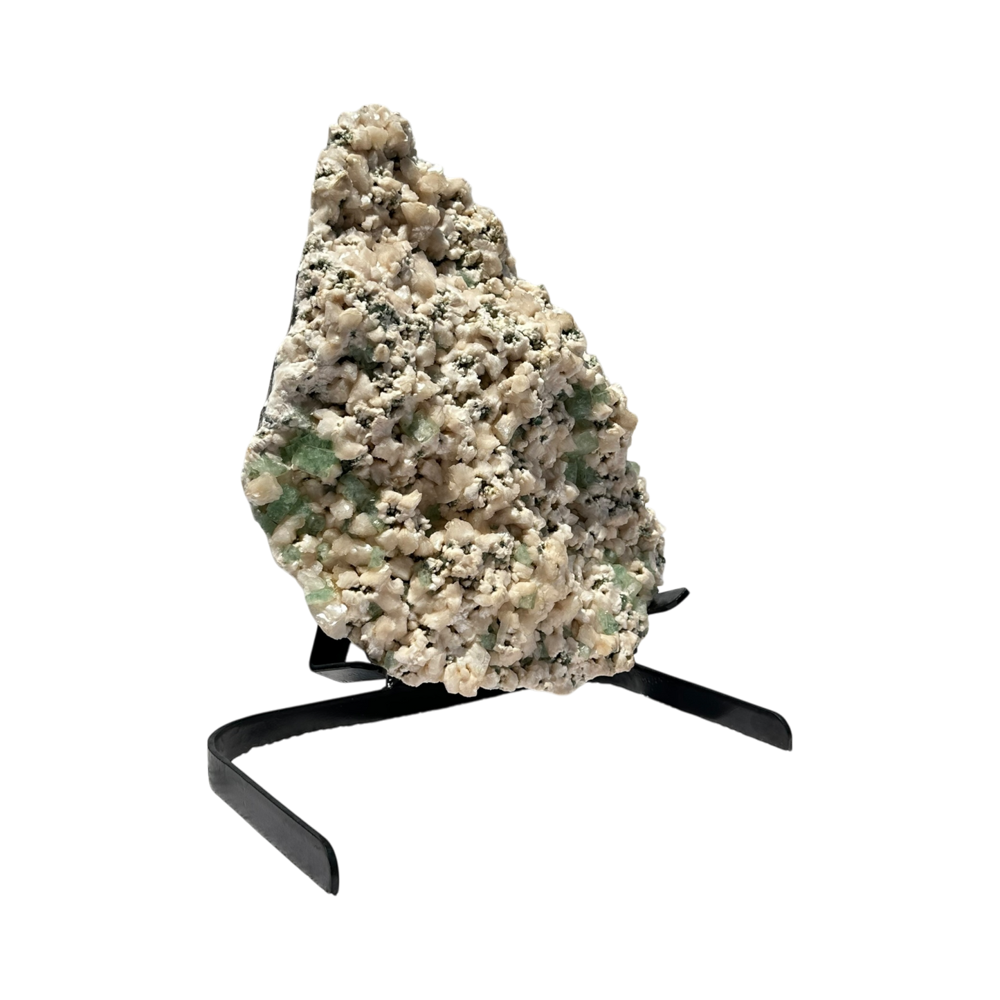 Green Apophyllite with Stilbite