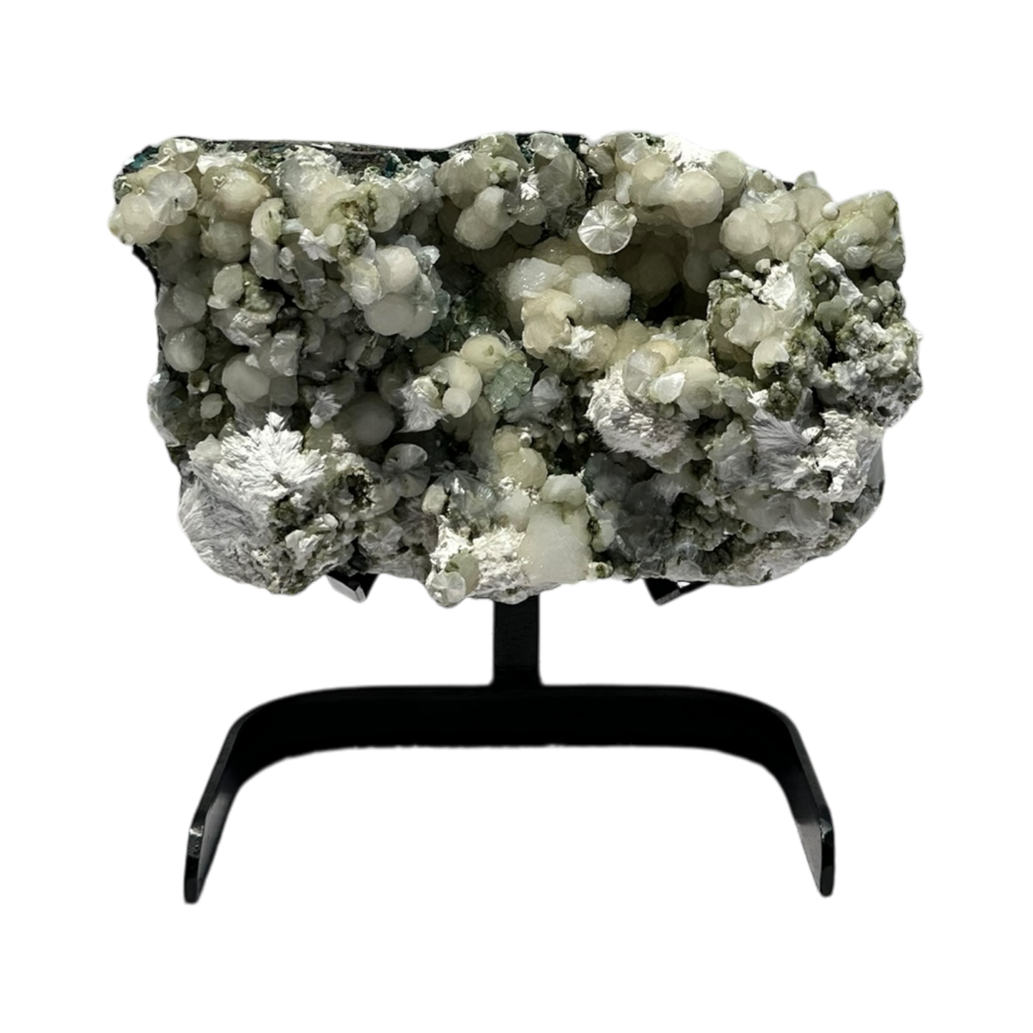 Apophyllite / stilbite /Mordenite on Gyrolite