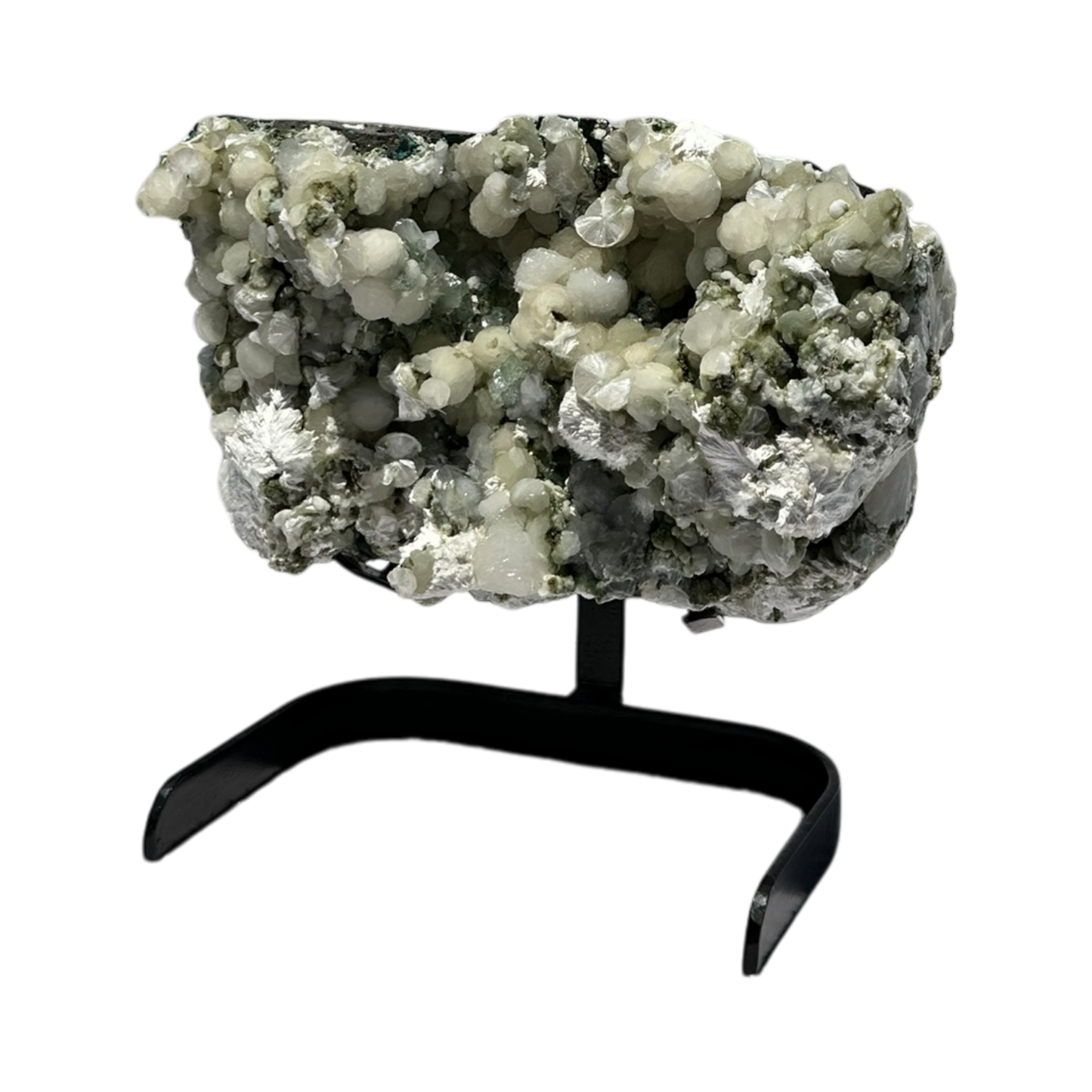 Apophyllite / stilbite /Mordenite on Gyrolite