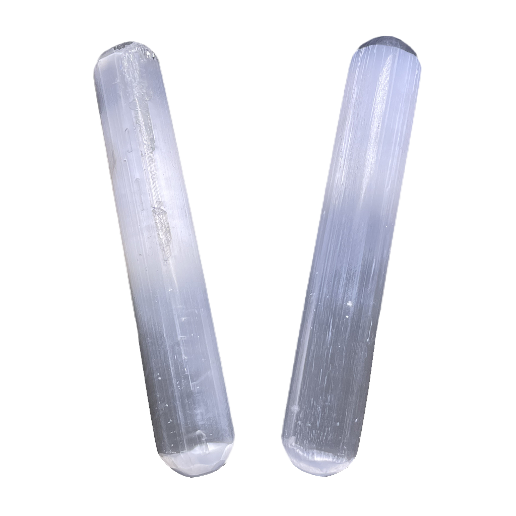 Selenite Massage Pointed Wand