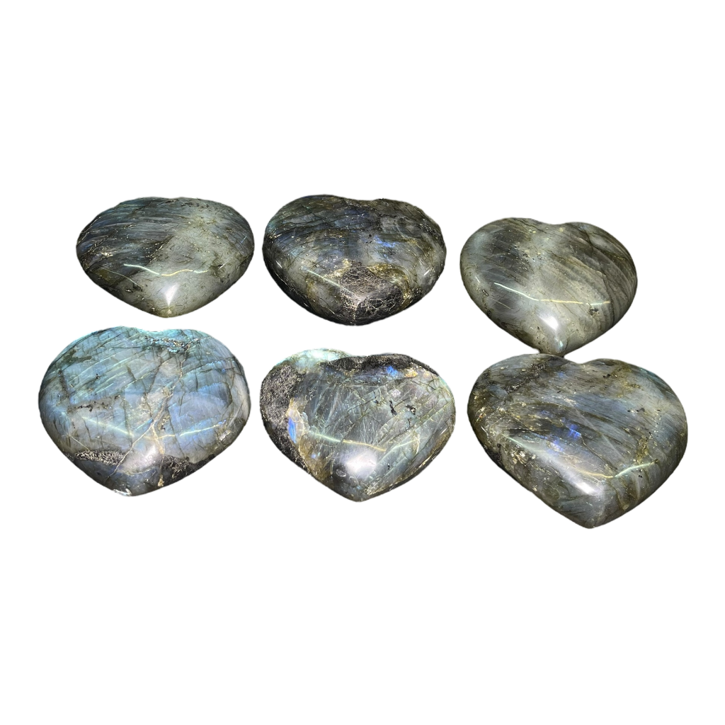 Labradorite Heart