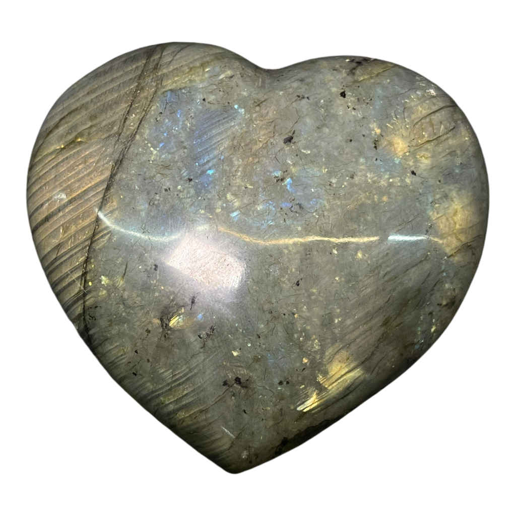 Labradorite Heart