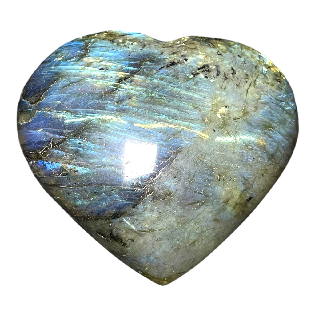 Labradorite Heart