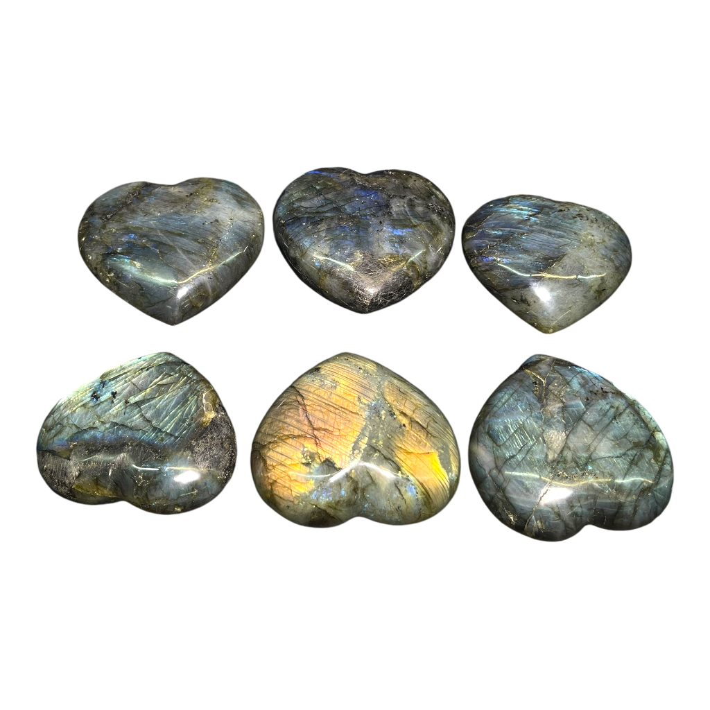 Labradorite Heart