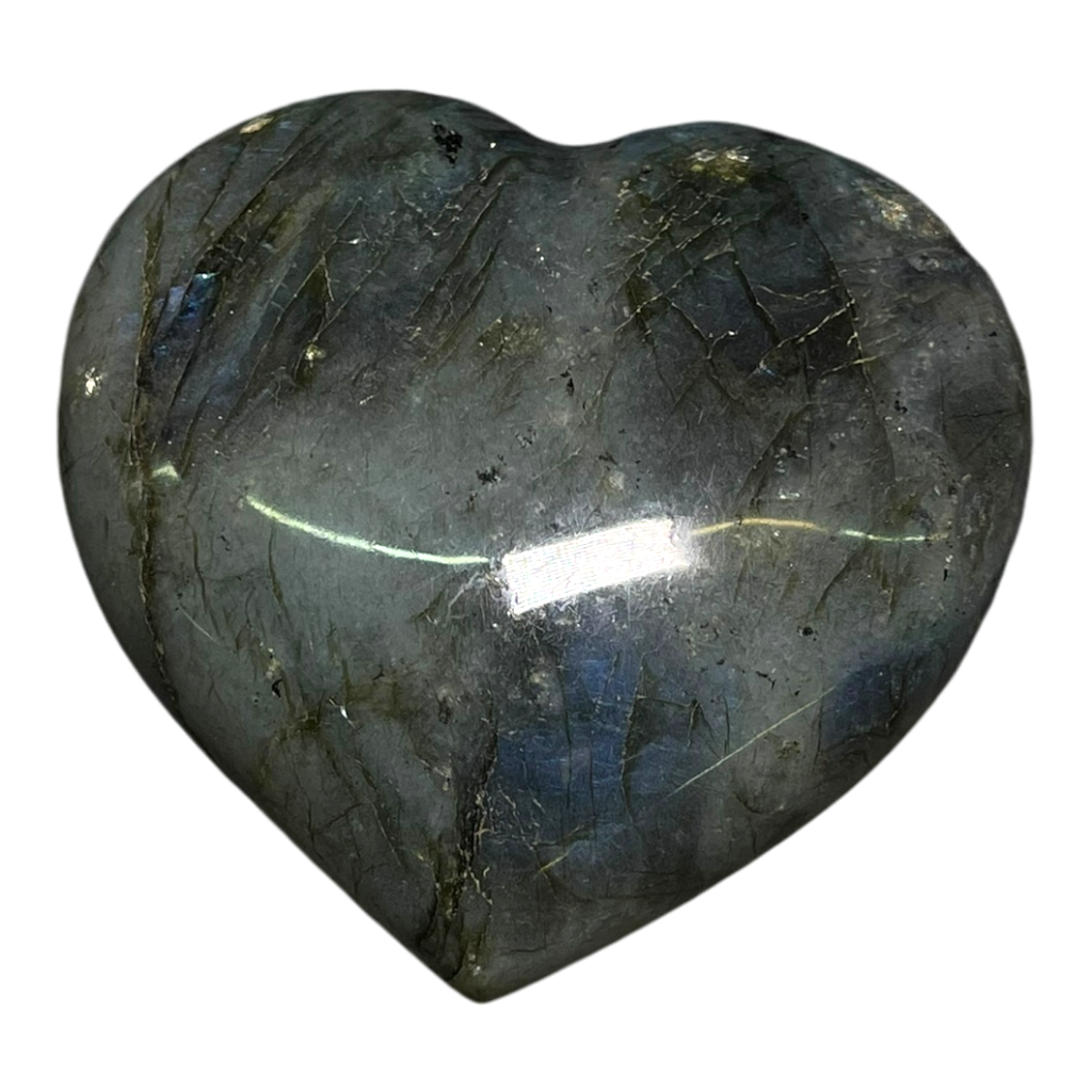 Labradorite Heart