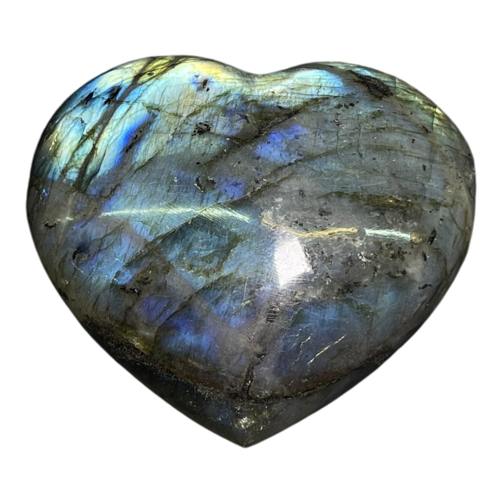 Labradorite Heart