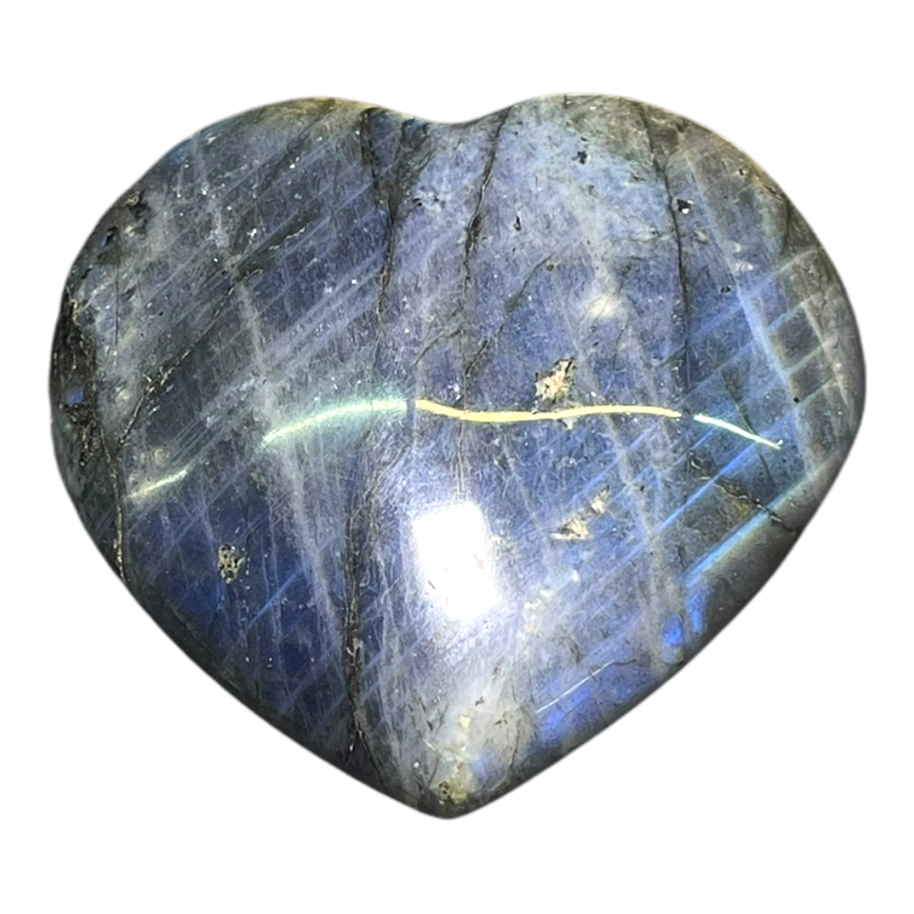 Labradorite Heart