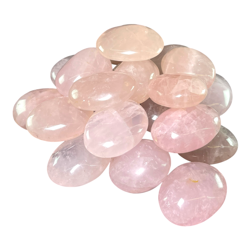 Rose Quartz Palm (5 Pcs Set)