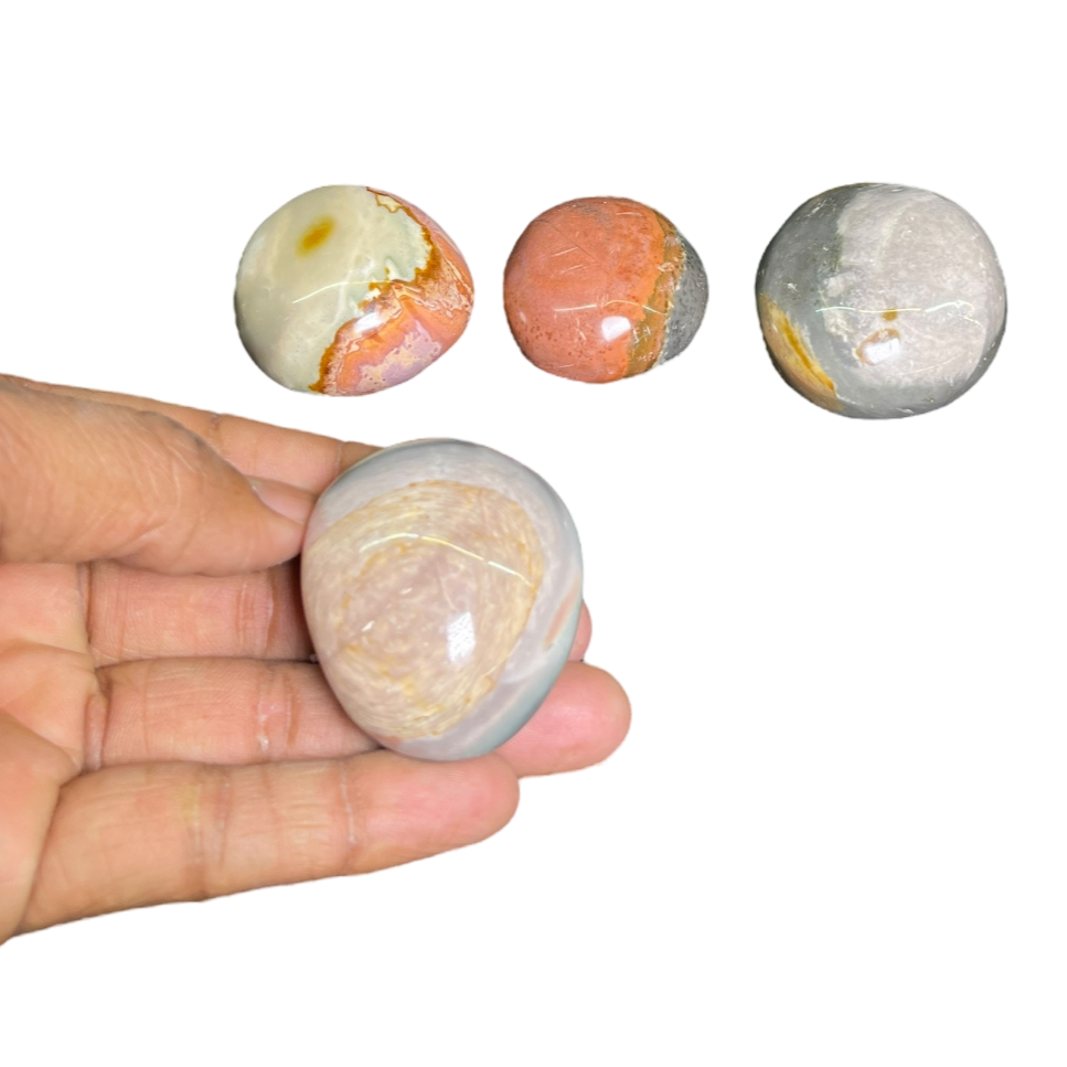 Polychrome Jasper Palm (3Pcs)