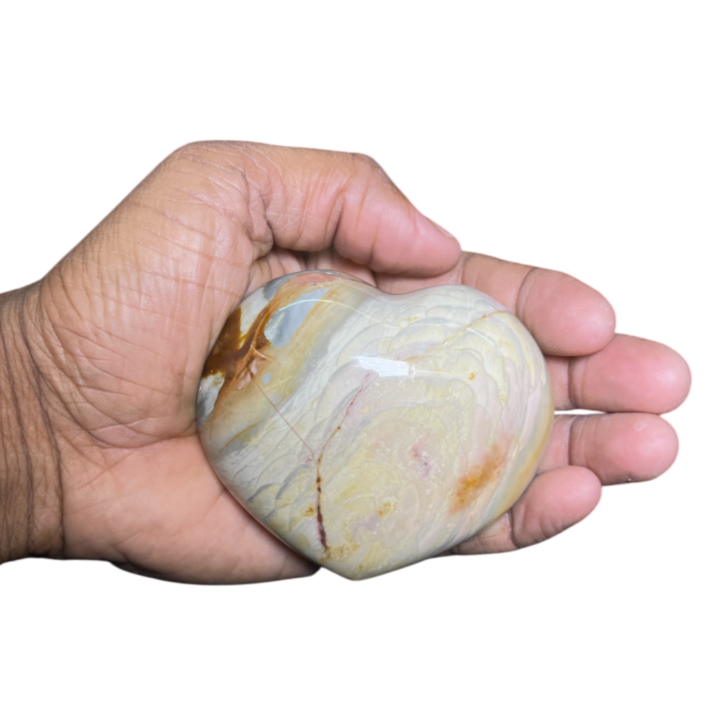 Polychrome Jasper Heart
