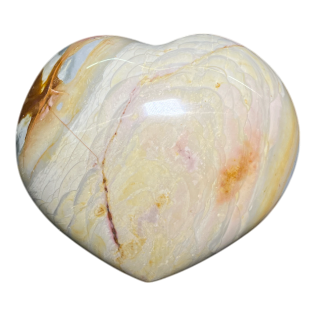 Polychrome Jasper Heart