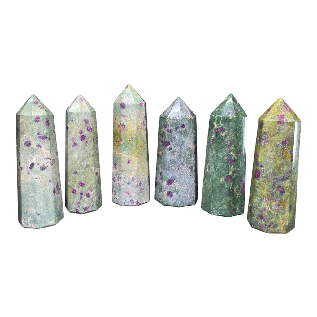 Ruby Fuchsite Tower
