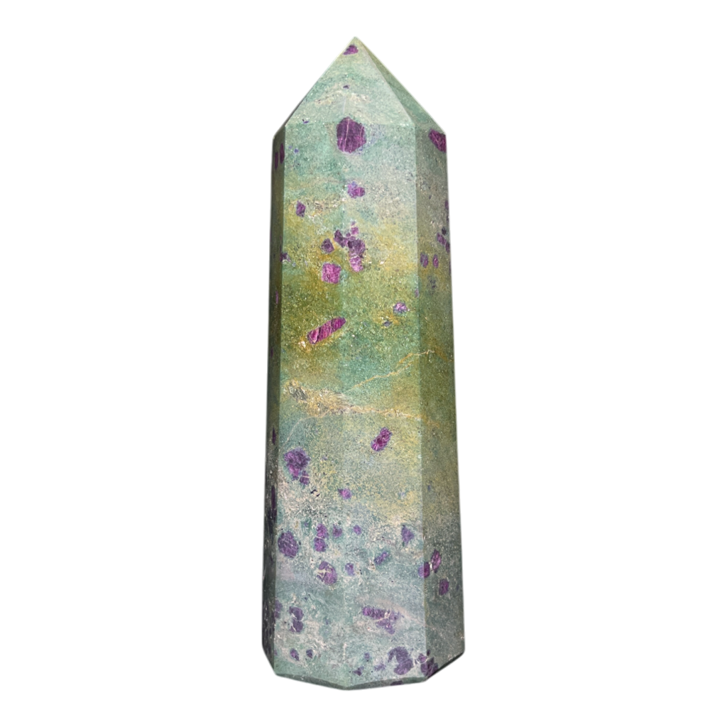 Ruby Fuchsite Tower