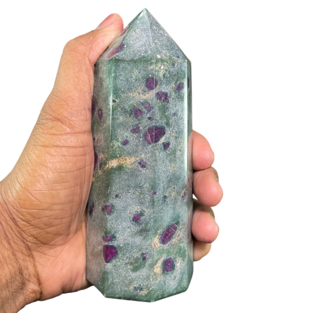 Ruby Fuchsite Tower
