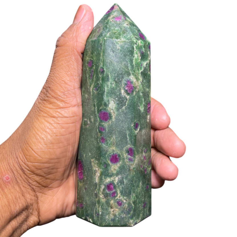 Ruby Fuchsite Tower