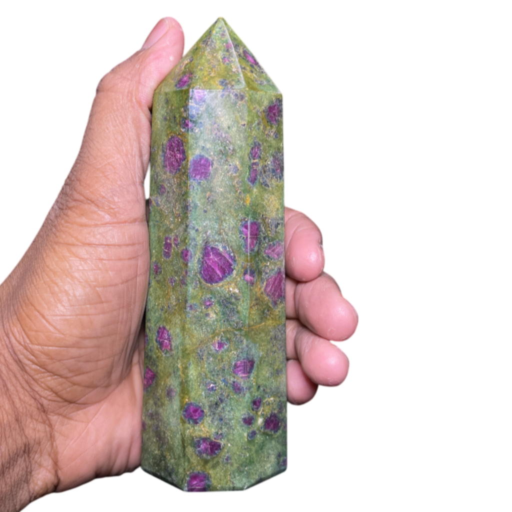 Ruby Fuchsite Tower