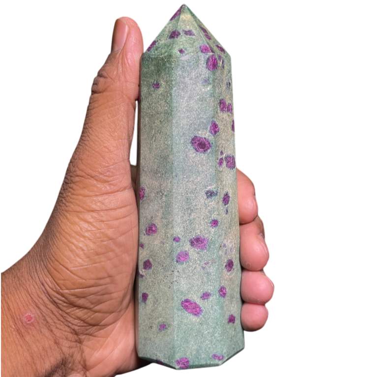 Ruby Fuchsite Tower