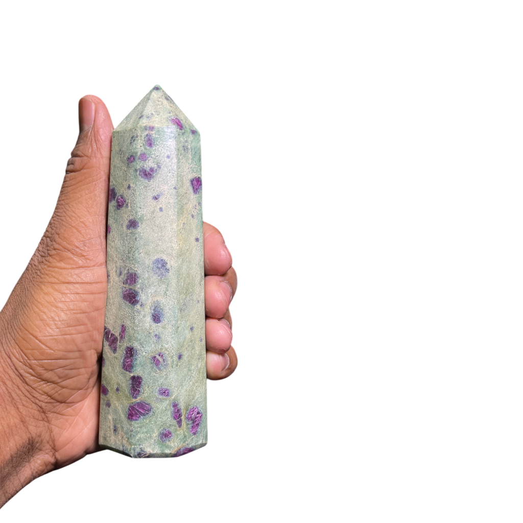 Ruby Fuchsite Tower