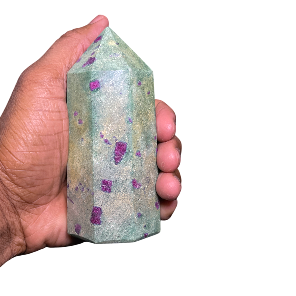 Ruby Fuchsite Tower