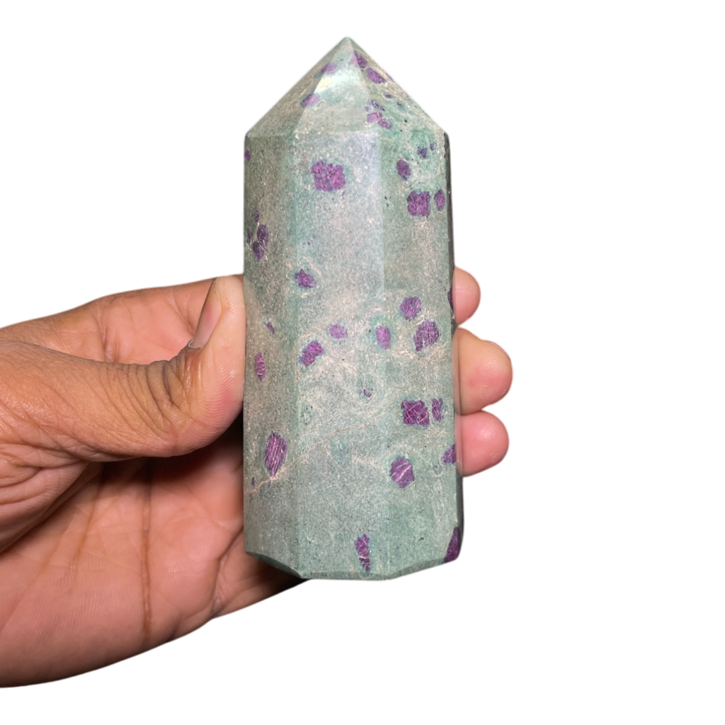 Ruby Fuchsite Tower