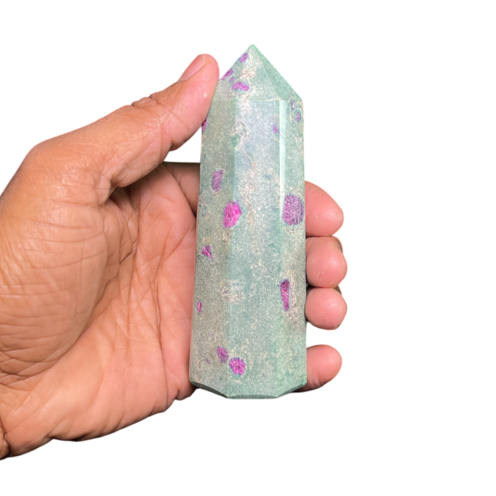 Ruby Fuchsite Tower