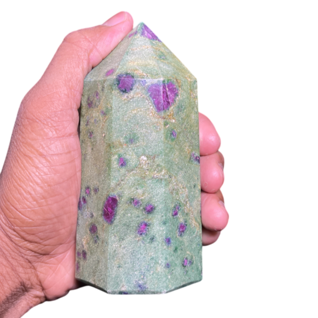 Ruby Fuchsite Tower